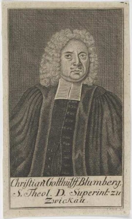 Bildnis des Christian Gotthülff Blumberg