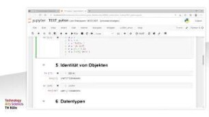 Verwendung von Jupyter Notebooks - Teil 3