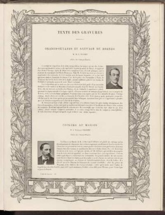 Texte des gravures