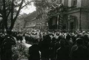 Beisetzung ermordeter "Volksdeutscher" in Pancevo