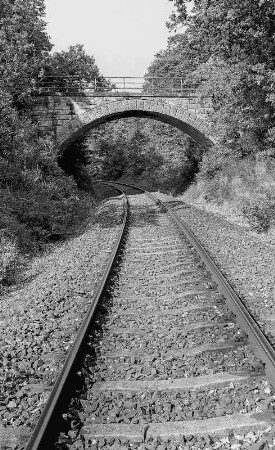 Wegbrücke (Wegbrücke, Naturstein); Hatzfeld, Eisenbahn