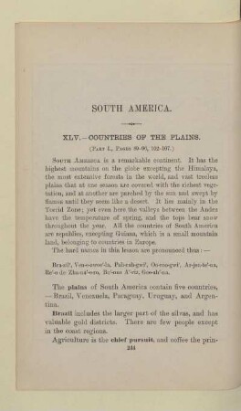 SOUTH AMERICA