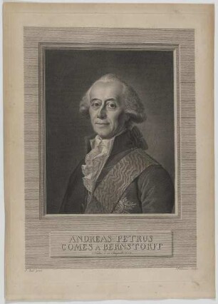 Bildnis des Andreas Peter von Bernstorff