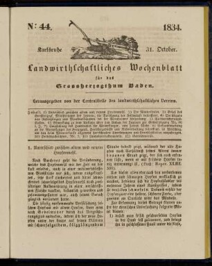 No 44. 31. October. 1834
