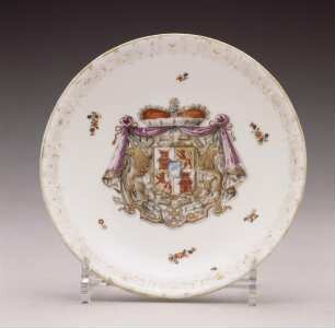 Unterschale mit Wappen Thurn und Taxis
