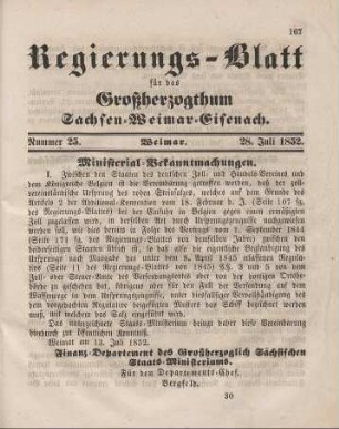 Nr. 25 : 28. Juli 1852