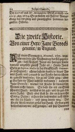 Die zweite Historie.