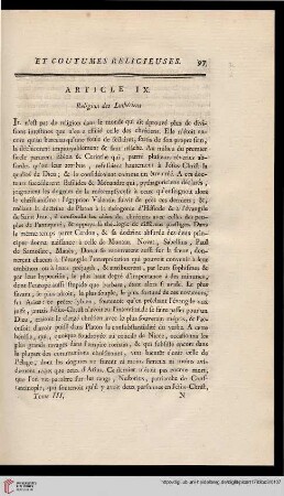 Article IX