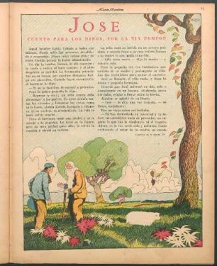 José : Cuento para los niños, por la Tía Pompón