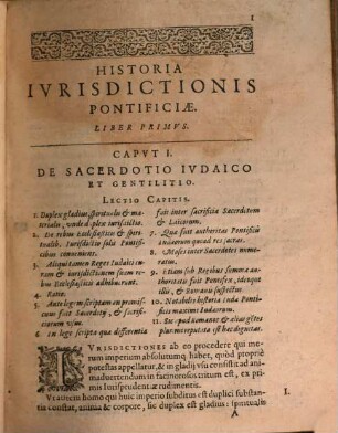 Historia pontificiae iurisdictionis : ex antiquo, medio et novo usu