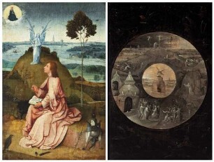 Johannes auf Patmos / Szenen der Passion Christi