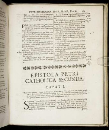 Epistola Petri Catholica Secunda.