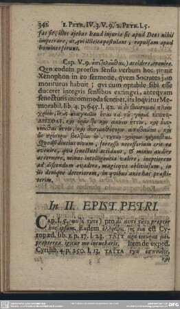 In II. Epist. Petri