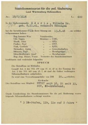 Ederle, Wilhelm, Dr.