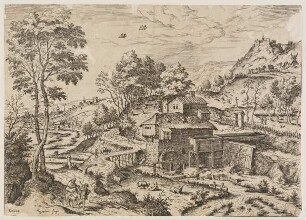 Landschaft mit der Flucht nach Ägypten