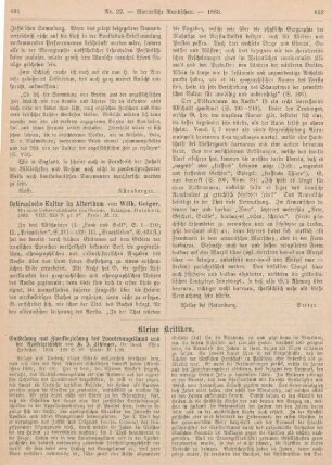 691-696 Kleine Kritiken