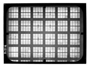 Berlin-Mitte, Gartenstraße 5. Stadtbad Mitte (1929-1930; C. Jelkmann, H. Tessenow). Decke in der Schwimmhalle