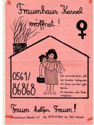 Frauenhaus Kassel eröffnet!