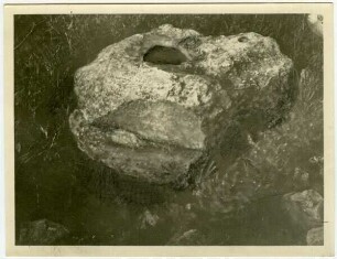 Felsaltar von Taanach von Osten