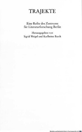 Generation : zur Genealogie des Konzepts, Konzepte von Genealogie