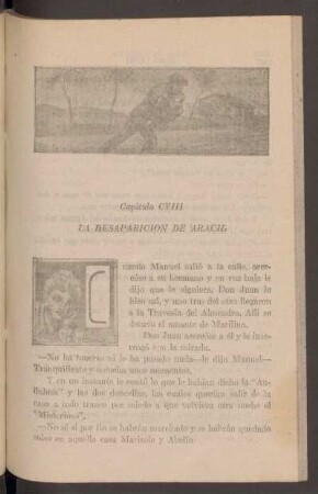 Capítulo CVIII - La desaparición de Aracil