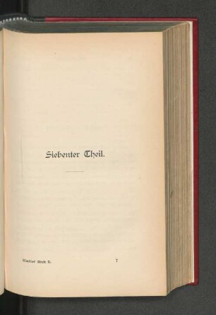 Siebenter Theil.