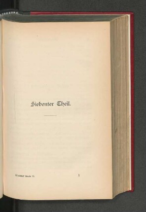 Siebenter Theil.