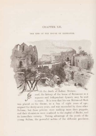 Chapter XII. The end of the house of Bahmanee