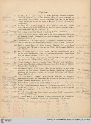Textilien (Nr. 194-238)