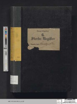 Sterberegister Stadt Frankfurt (Oder) 1874, Urkunde 1-340