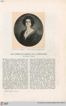 21: Die Lenbachausstellung in München