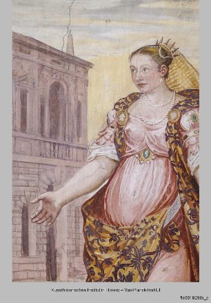 Villa Porto Colleoni; Salone del camino : Massinissa und Sophonisbe