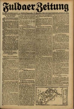 Ausgabe vom Donnerstag, den 21. November 1918.