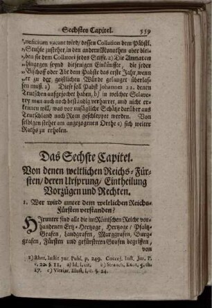 Das Sechste Capitel - Das Achte Capitel.