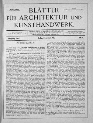 No. 11, November 1911