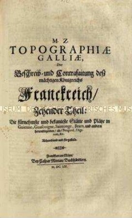 Topographie Frankreichs, Teil 10: Provinzen Gascogne, Perigord u.a.