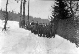 Kriegsgefangene an der Flader-Villa