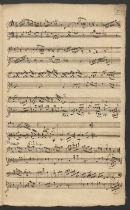 Menuet; cemb; H-Dur; EngK 110