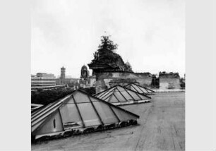 Blick auf das Dach des Neuen Museums