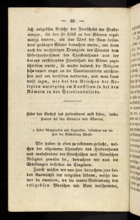88, 4.1. Ueber Aberglauben und Unglauben, besonders um die Zeit der Erscheinung Christi.
