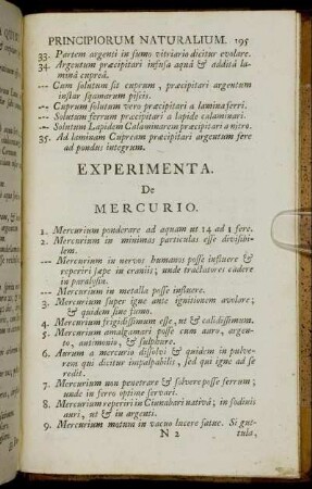 Experimenta De Mercurio.