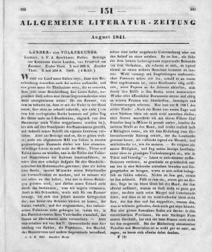 Raumer, F. v.: Italien. Beiträge zur Kenntniß dieses Landes. T. 1-2. Leipzig: Brockhaus 1840