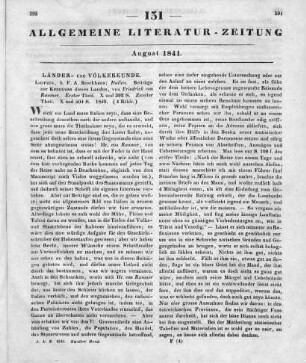 Raumer, F. v.: Italien. Beiträge zur Kenntniß dieses Landes. T. 1-2. Leipzig: Brockhaus 1840