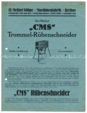 Trommel-Rübenschneider