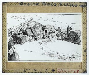 Kaiserpfalz Goslar (Rekonstruktionszeichnung)