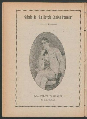 Galería de "La Novela Cómica Porteña" : Señor Felipe Panigazzi