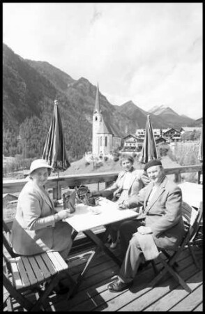 Heiligenblut: Blick von der Post, mit Burschels und Spitzli
