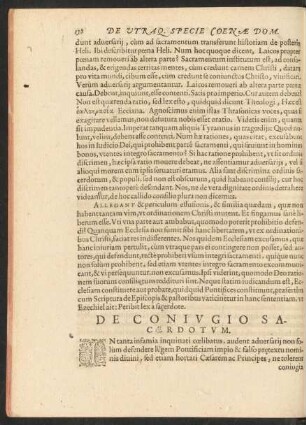 De Coniugio Sacerdotum.