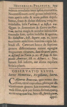 Observatio XXVIII.