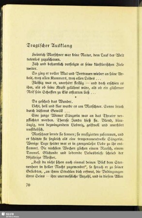 Tragischer Ausklang